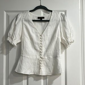 Banana Republic Top. Size: XS, Color: White